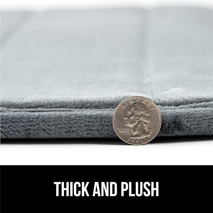 GORILLA GRIP Memory Foam Bath Mat, Soft Absorbent US Designed Bathroom Rug - Image 8