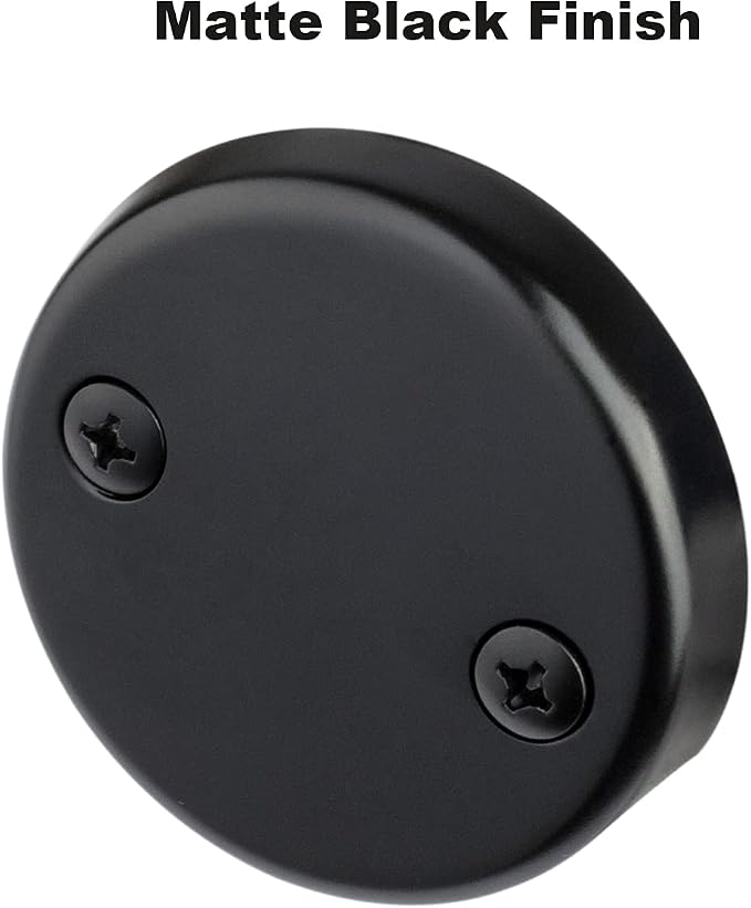Matte Black Lift & Turn Tub Trim Set - Image 2