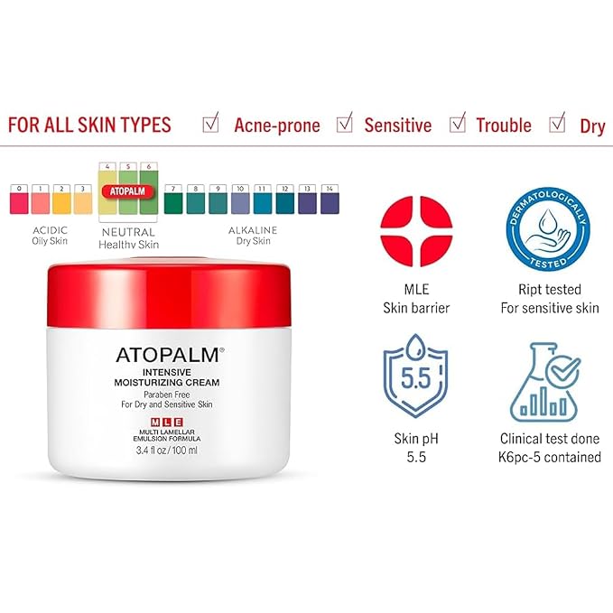 ATOPALM | Intensive Moisturizing Cream | Face & Body Moisturizer | - Image 5