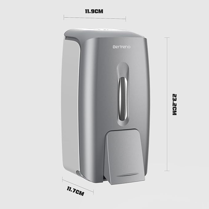 Commercial Soap Dispenser Wall Mount Manual Pump Hand Soap Dispenser 800ml Gel - Image 9