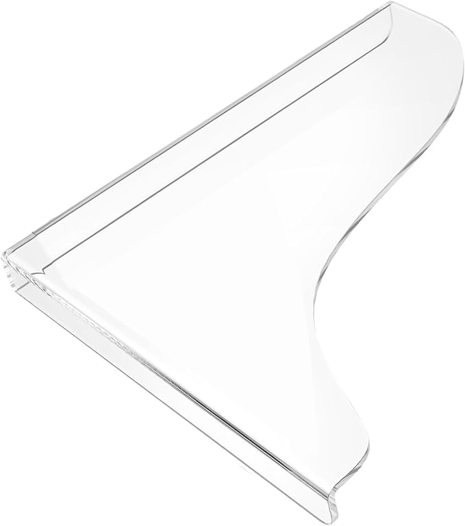 2PCS Clear Shower Splashing Guard, Acrylic Bath Angle Protection, Tub Corner - Image 3