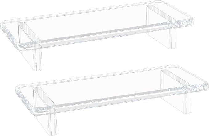 2Pack Acrylic Counter Tray Organizer. Multi-Purpose Kitchen & Bathroom Sink - Image 9