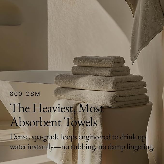 Italic Serene Ultraplush Cotton Washcloth Towel Set, 4 Face Towels, Soft & - Image 3
