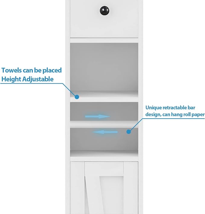 Tall Bathroom Storage Cabinet - Image 7