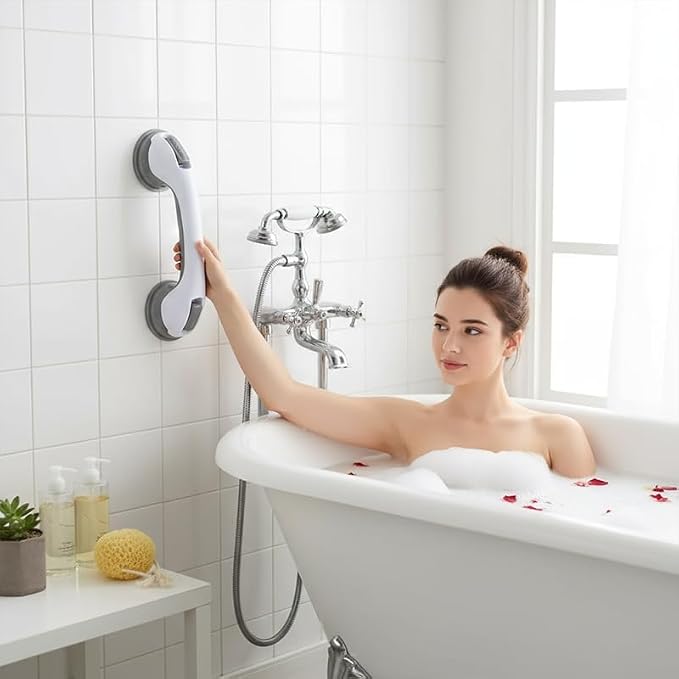 2026 New Grab Bars for Bathtubs and Showers, 2 Pack Heavy Duty Shower Handle 12 - Image 5