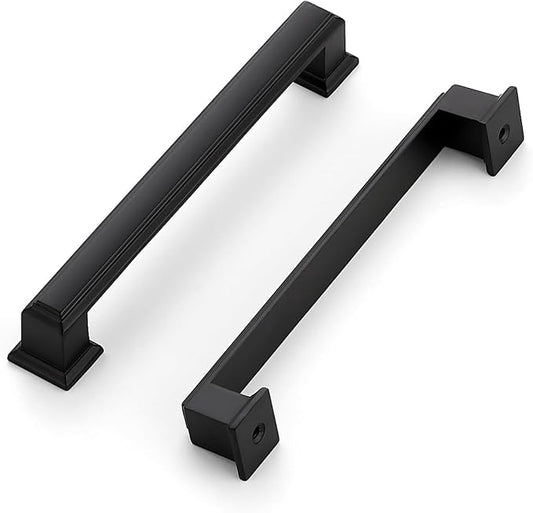 Ravinte Hardware 1 Pack Matte Black Cabinet Pulls, 5 Inch Hole Center Zinc by RavinteHardware