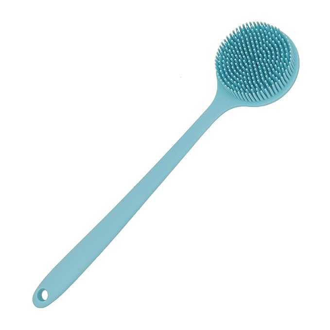 DNC Silicone Back Scrubber for Shower, Soft Bath Body Brush by LetsLiveBetter