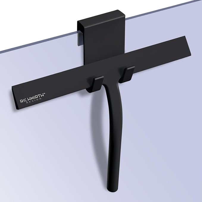 Silicone Rubber Blade & Hook Shower Window Squeegee 11" in Width Silicone Car by RICHMIRTH