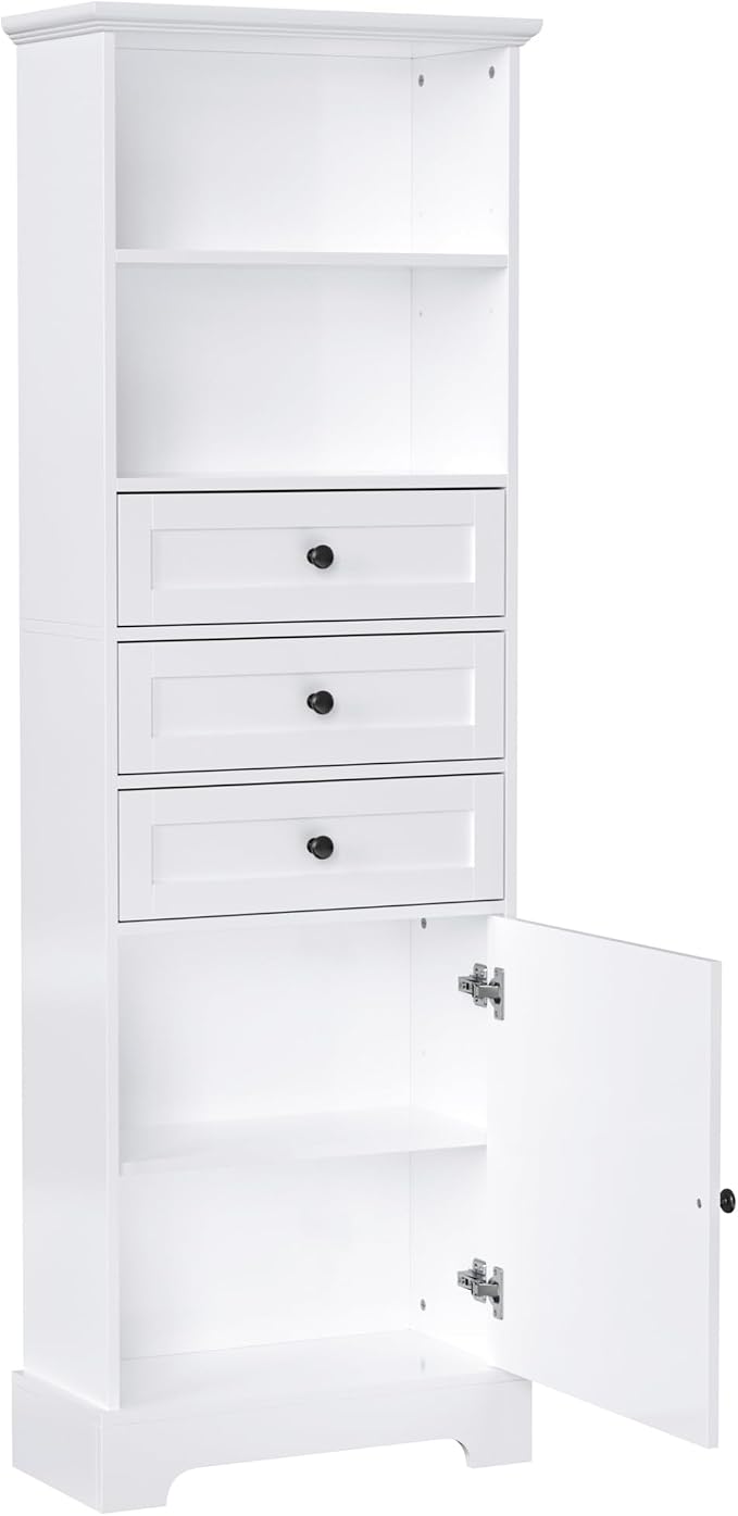 Harper & Bright Designs Storage Cabinet, 67.3 Inch Freestanding Tall Floor - Image 8