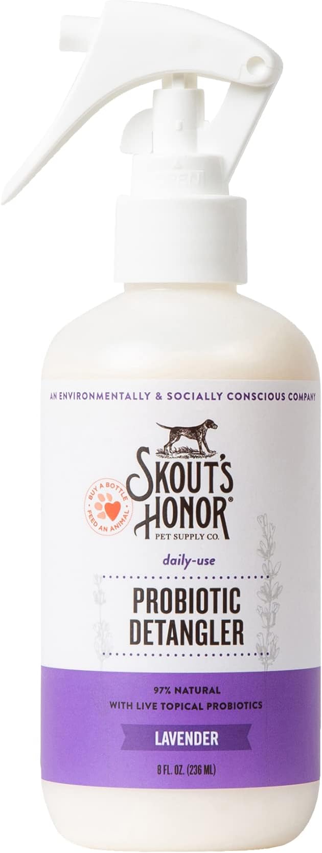 Skout's Honor Probiotic Pet Detangler Spray by SKOUTSHONOR