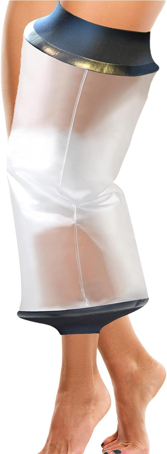 Knee Cast Cover for Shower, Waterproof Bandage and Cast Protector for Knee by KEEFITT