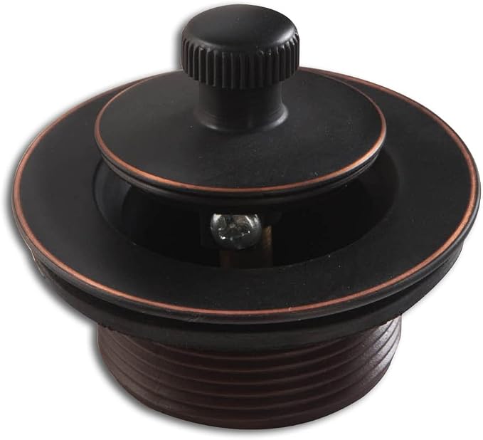 Lift and Turn Bathtub Drain Stopper by CalcMetal