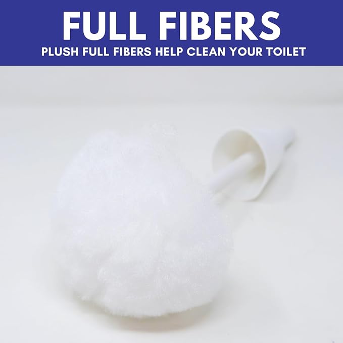 Don Aslett Johnny Mop | Set of 3 Toilet Brushes | 14" Handle to Easily Clean - Image 9