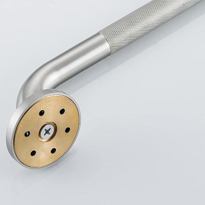 Anti Slip Shower Grab Bar, 16-Inch Toilet Textured Sturdy Hand Rail, Stylish - Image 5