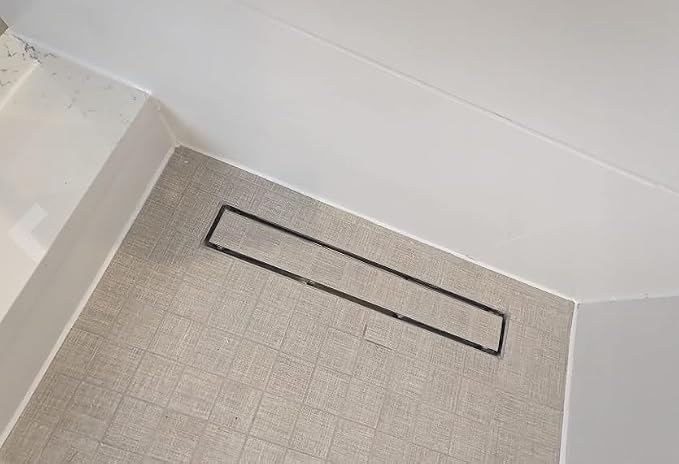 Neodrain 18-Inch Linear Shower Drain, Brushed 304 Stainless Steel, Modern Style - Image 9