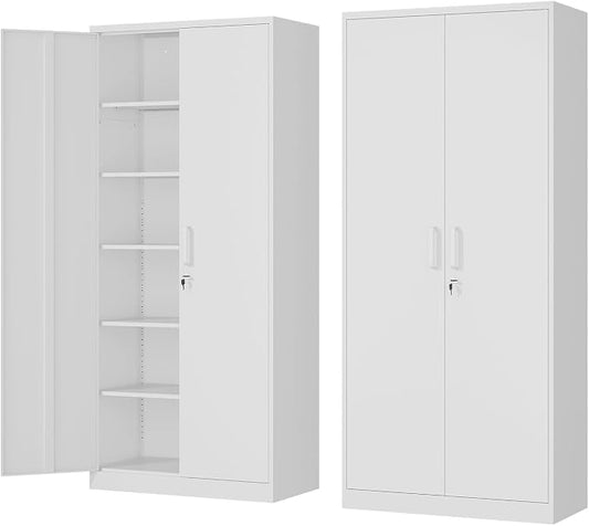 Metal Storage Cabinet-72” Tall Steel File Cabinets by Fesbos