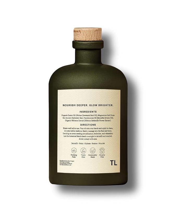 Night Oil – 100% Organic Cold-Pressed, Hexane-Free, Extra Virgin Castor Oil - Image 8