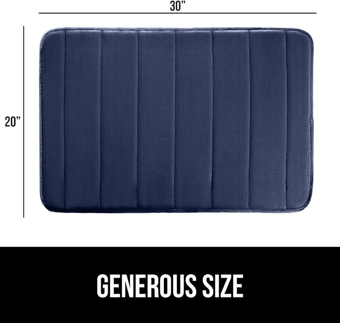 GORILLA GRIP Memory Foam Bath Mat, Soft Absorbent US Designed Bathroom Rug - Image 2