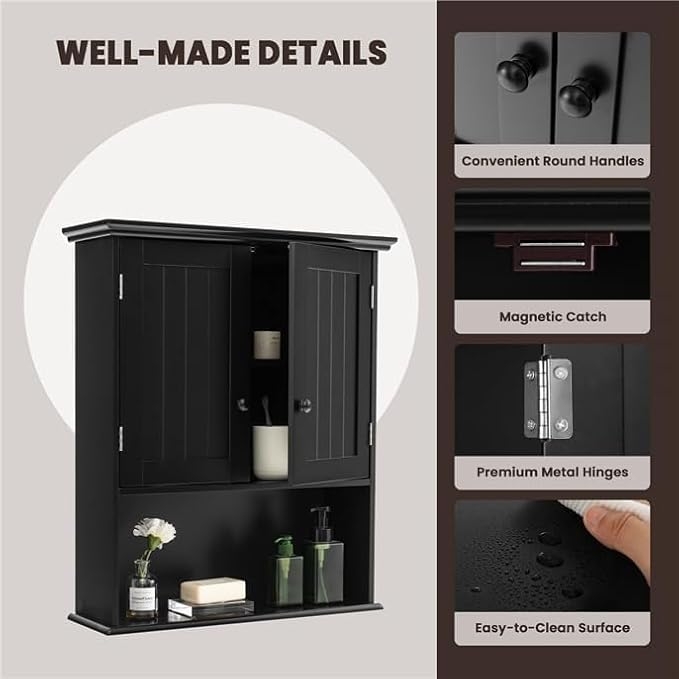 Safeplus 28" H x 23.5" W Wall Mount Medicine Cabinets - Image 5