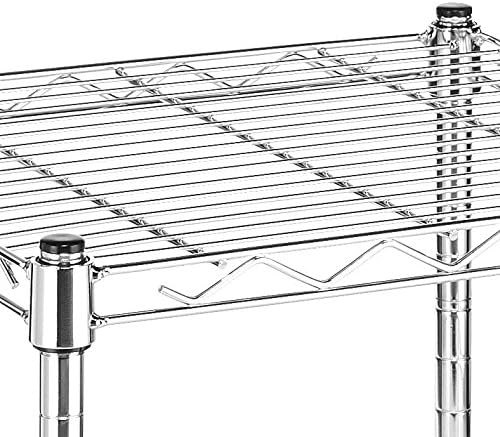 Whitmor Wire Shelving Unit, Metal Storage Shelves, Stacking Shelf - Image 7