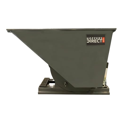 Heavy Duty Self-Dumping Hopper, 2 cu yd Tall, 6000 lb Capacity, - Image 4