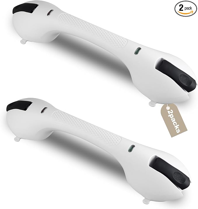Shower Grab Bar 2 PCS Suction Grab Bars by DARENMEDICAL