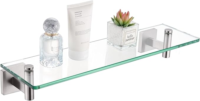 KOKOSIRI Floating Shelf Bathroom Wall Mount Shelves 16-Inch by KOKOSIRI