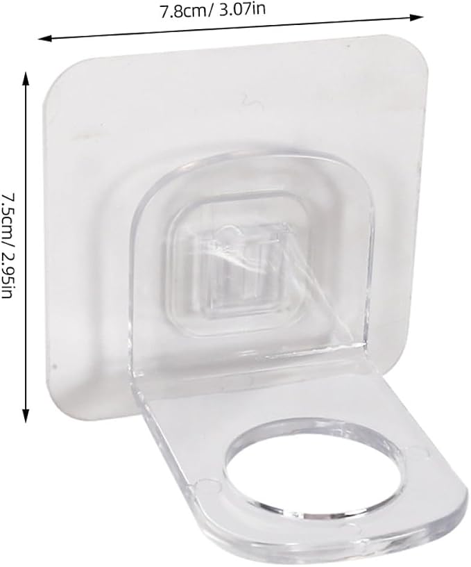 Garneck 2 Pcs Shower Gel Holders Wall-mounted Adhesive Storage Racks - Image 2