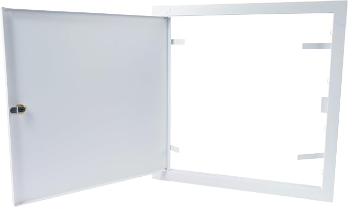 16" x 16" Lockable White Metal Access Panel. Service Shaft Door Panel - Image 6