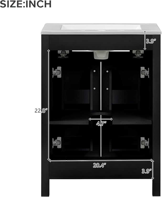 Linique 24" Bathroom Vanity - Image 8