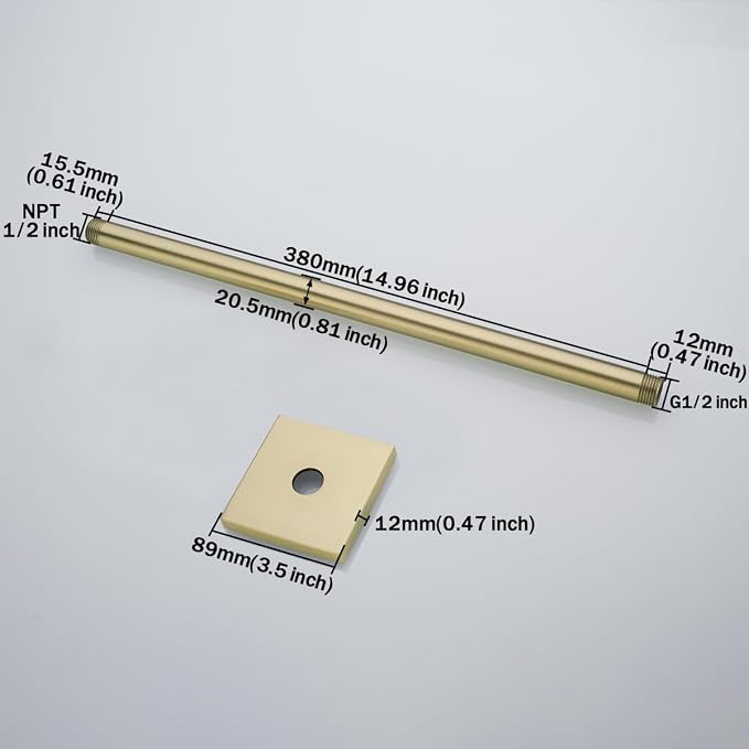 RANDOM Straight Shower Arm - Image 8