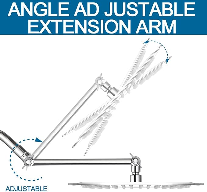 POP SANITARYWARE 12 Inch Shower Head - Image 5