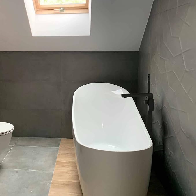 KIBI Cube Floor Mount Tub Filler - Image 2