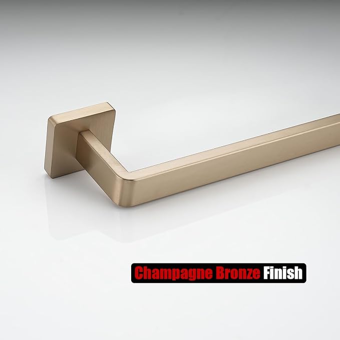 JQK Champagne Bronze Towel Bar, 24 Inch 304 Stainless Steel Thicken 0.8mm Towel - Image 9