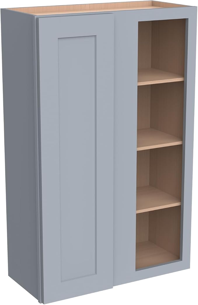 Solid Hardwood Wall Blind Corner Cabinets, Adjustable Shelves, Soft-Close Doors - Image 7
