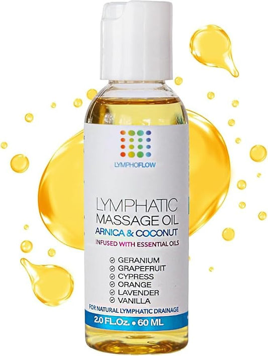 Lymphatic Drainage Massage Oil: Arnica and Coconut Oil by BruizexTheUltimateRecoveryMust-Have