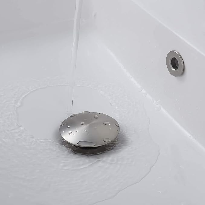 Bathroom Sink Drain, Drain Stopper Bathroom Sink Without Overflow, Pop Up Drain - Image 8