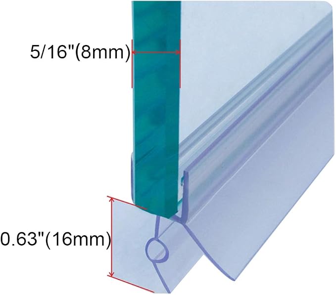 Frameless Shower Door Bottom Seal - Image 2