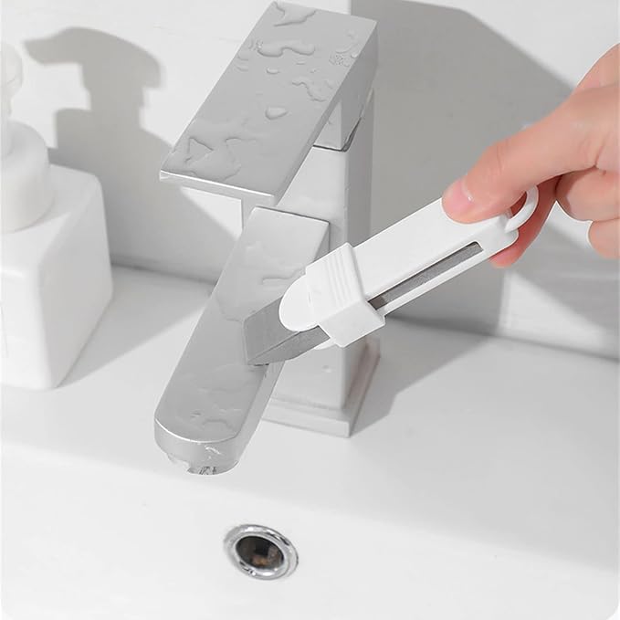 Easy Limescale Eraser Bathroom Glass Rust Remover Kitchen Scale Brush - Image 7