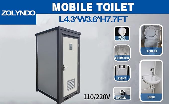 Outdoor Portable Restroom, Mobile Toilet - Image 7