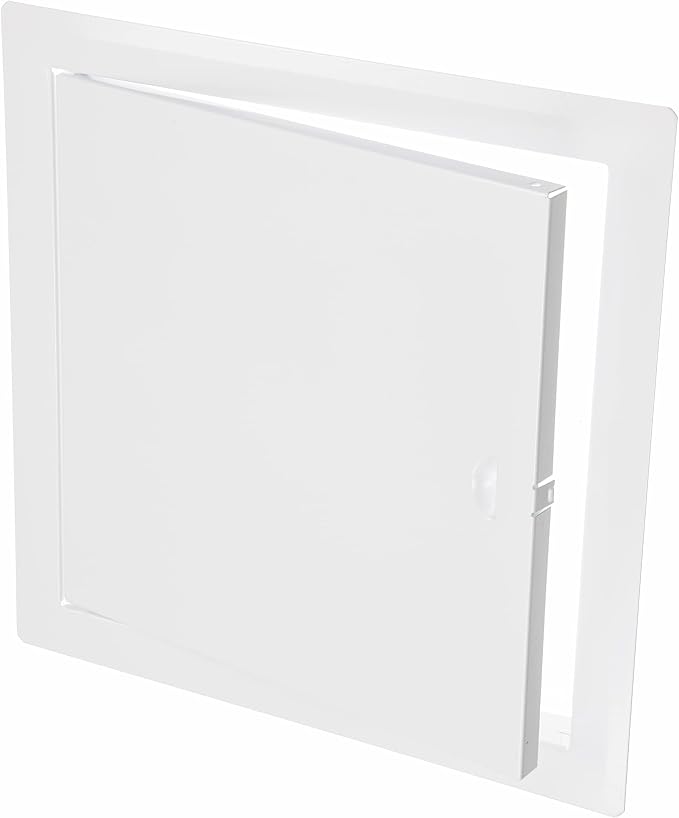 8" x 8" White Metal Access Panel by Unknown