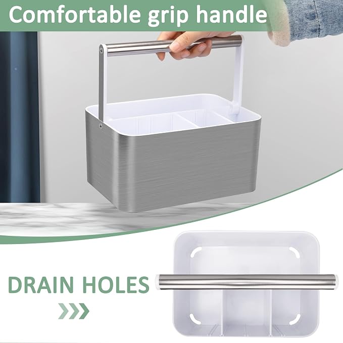 Plastic Shower Caddy Basket - Image 3