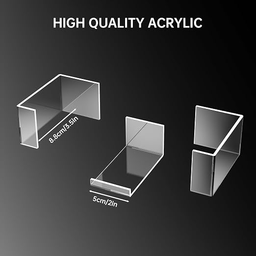 NiHome Clear Wall-Mounted Acrylic Glove Box Holder Dispenser - Image 5