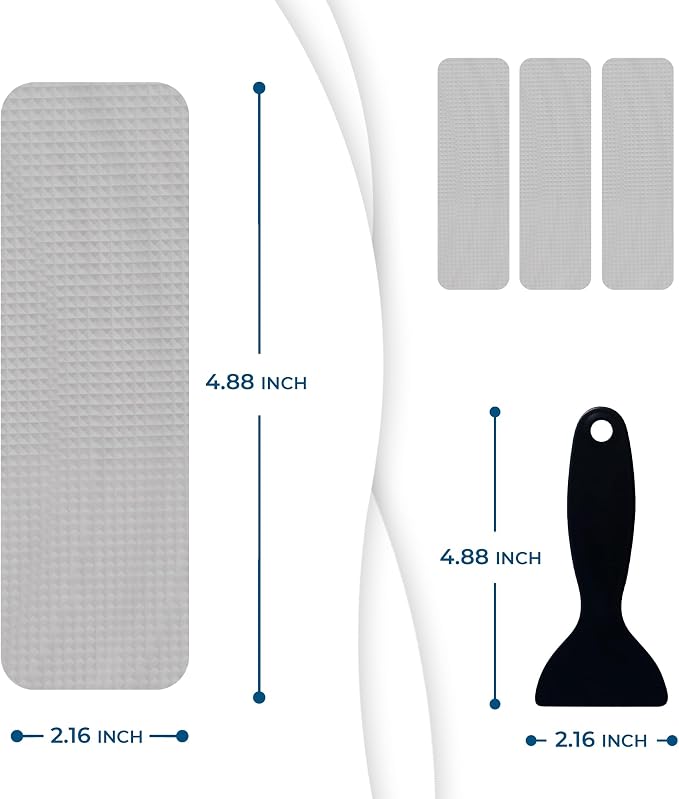 Anti Slip Shower Stickers 24 PCS, Premium Adhesive Bath Tub Stickers - Image 2