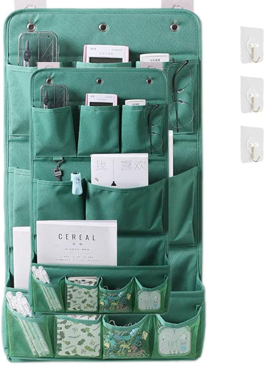 HSLFUAI Hanging Organizer with Pockets – Wall & Door Storage Bag with 3 Sticky by Homestorageforyouandi