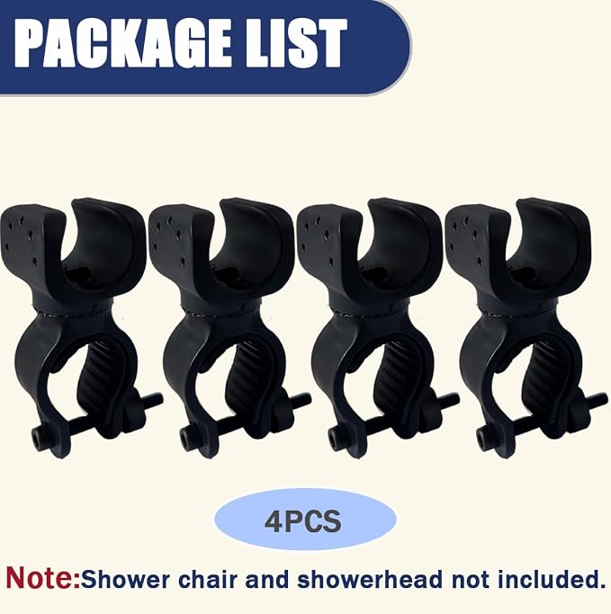 4PCS Elderly Bath Chair Handheld Shower Head Holder Attachment - Image 3