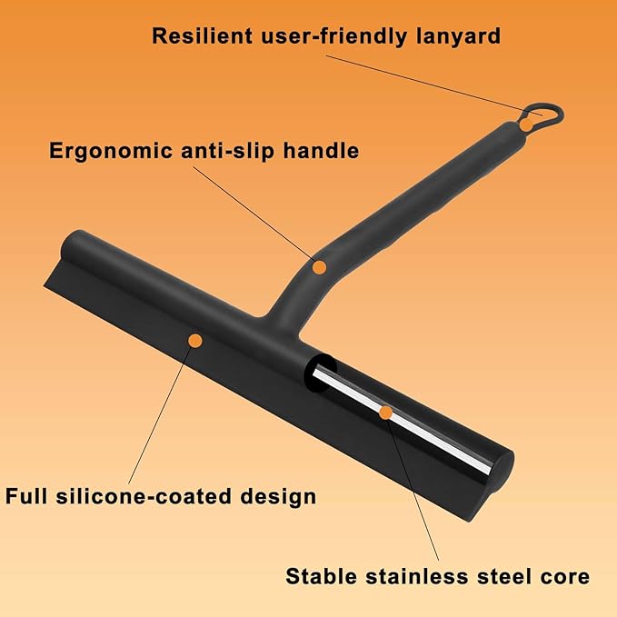 Squeegee for Shower Glass Doors, Resilient Loop - Image 2