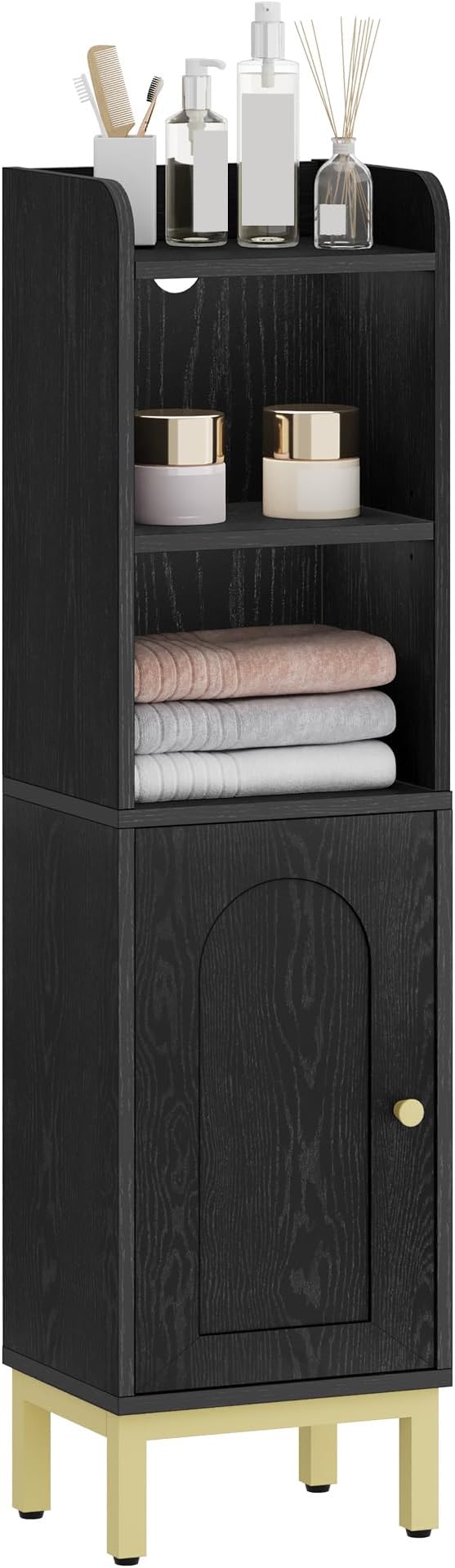 Bathroom Storage Cabinet, Small Corner Floor Cabinet - Image 9
