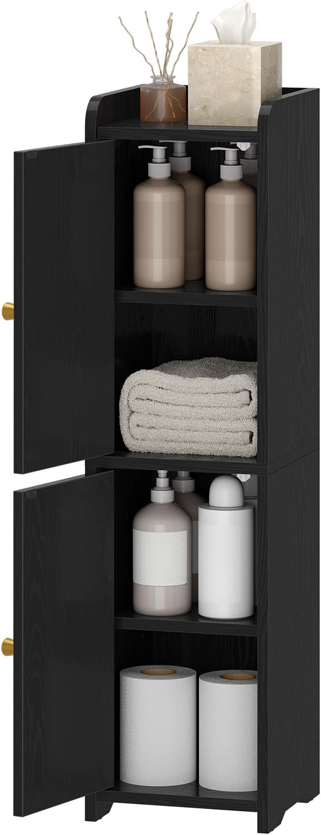 Bathroom Storage Cabinet, Corner Floor Cabinet - Image 8