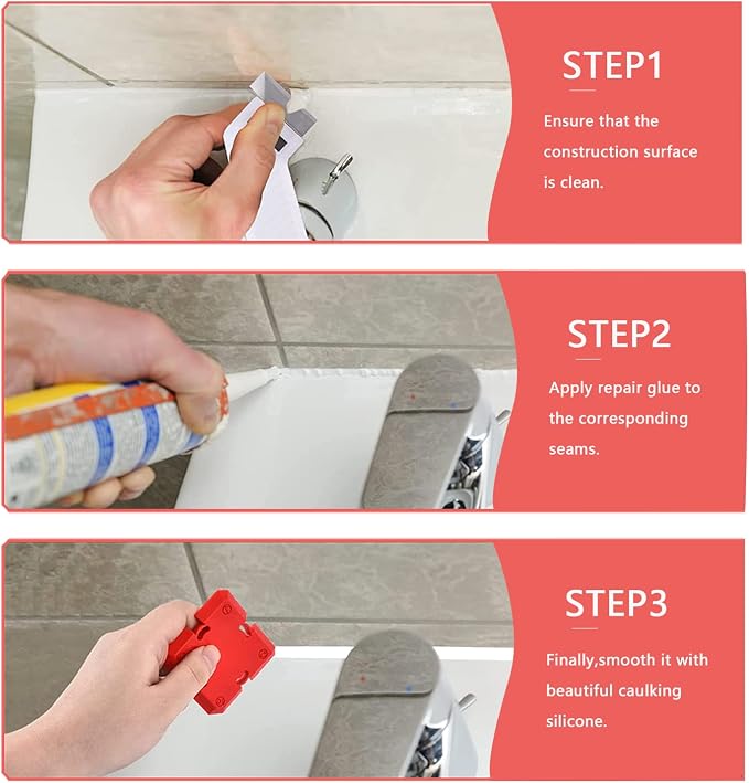 11 Piece Set ，Professional Caulking Tool Kit - Image 3